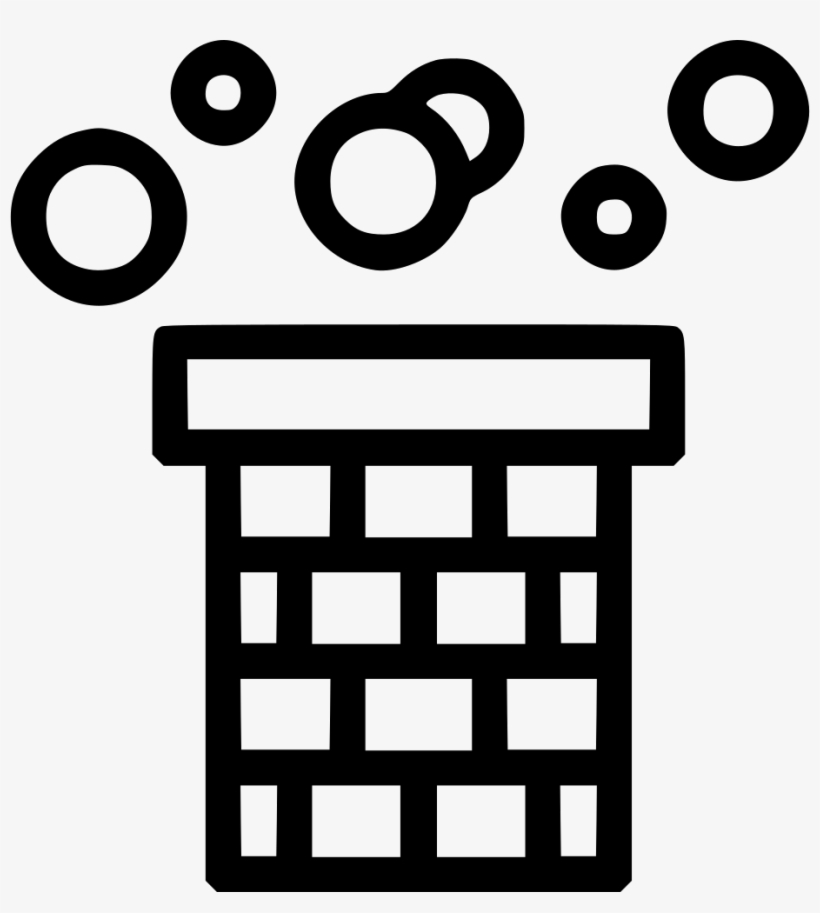 Chimney Smoke Santa Claus - Chimney Icon, transparent png download