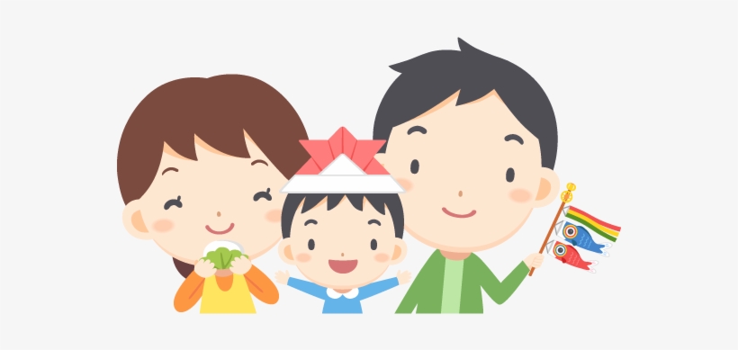 Japanese Children's Day Family Koinobori Origami Helmet - Children's Day, transparent png download
