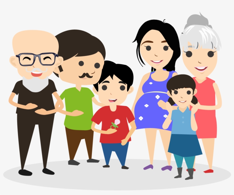 Family Vector Free - Dia De La Familia Fecha, transparent png download