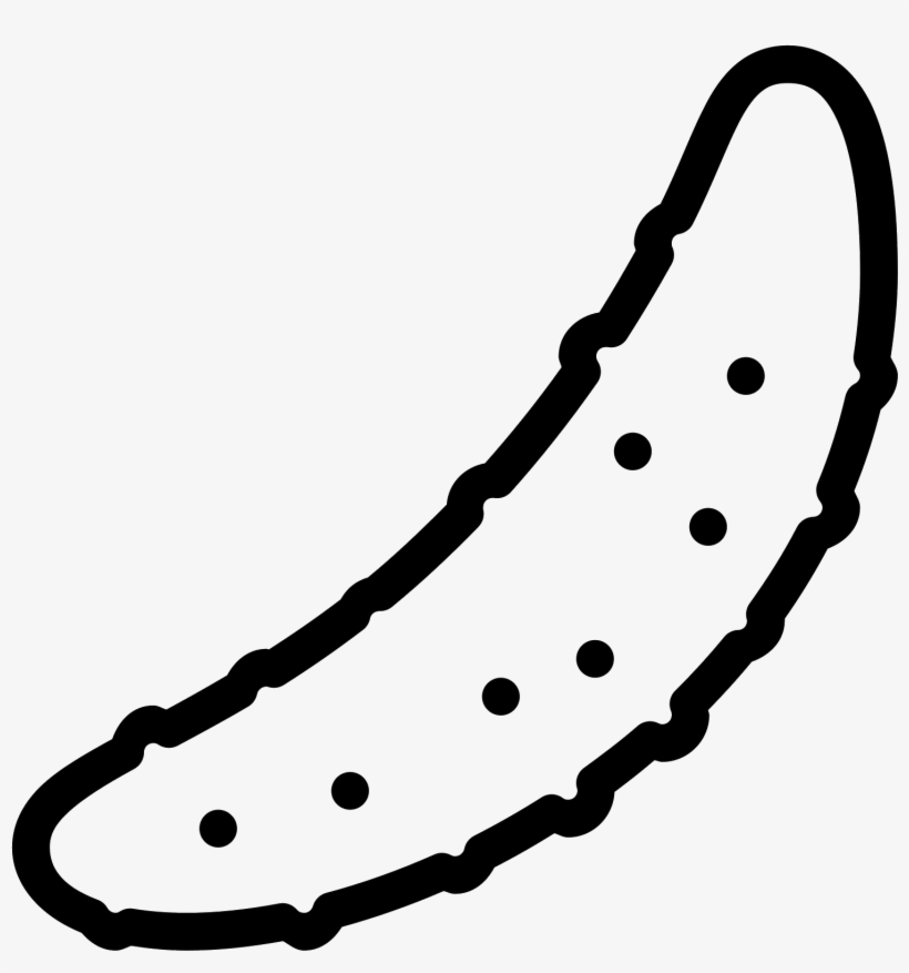 A Cucumber Is A Straight Line That Slowly Curves Inward, transparent png download