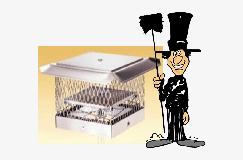 Dramatically Reduce Drafts Coming From Your Chimney - Chim Care Chimney Caps Fireplace Damper/ Cap Combo, transparent png download