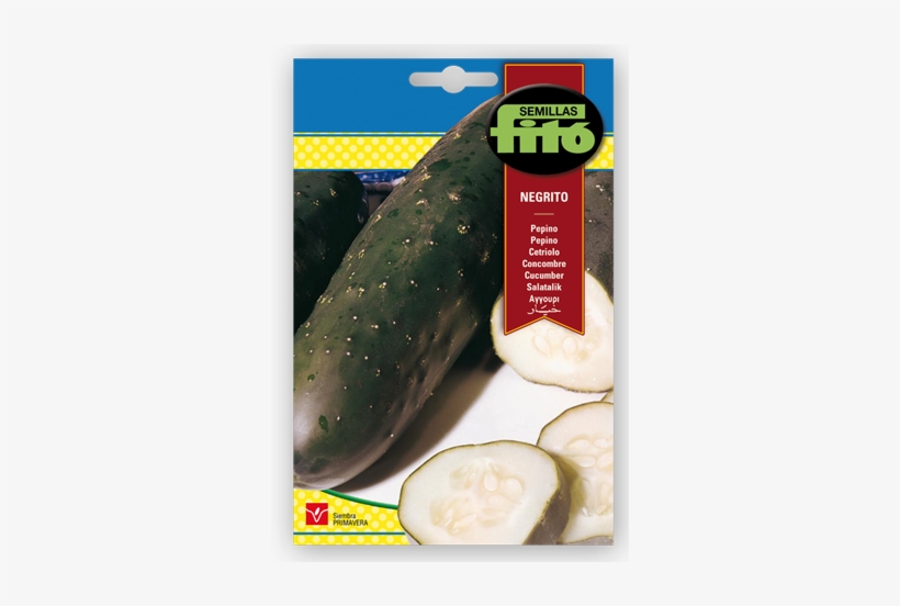 Pepinillonegrito - Semillas Fitó Cucumber Negrito, transparent png download