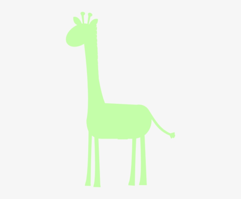 How To Set Use Green Nursery Giraffe Clipart - Clip Art, transparent png download