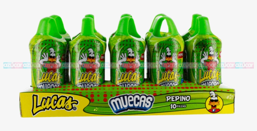 Lucas Muecas Pepino 24/10 Lucas - Glass Bottle, transparent png download