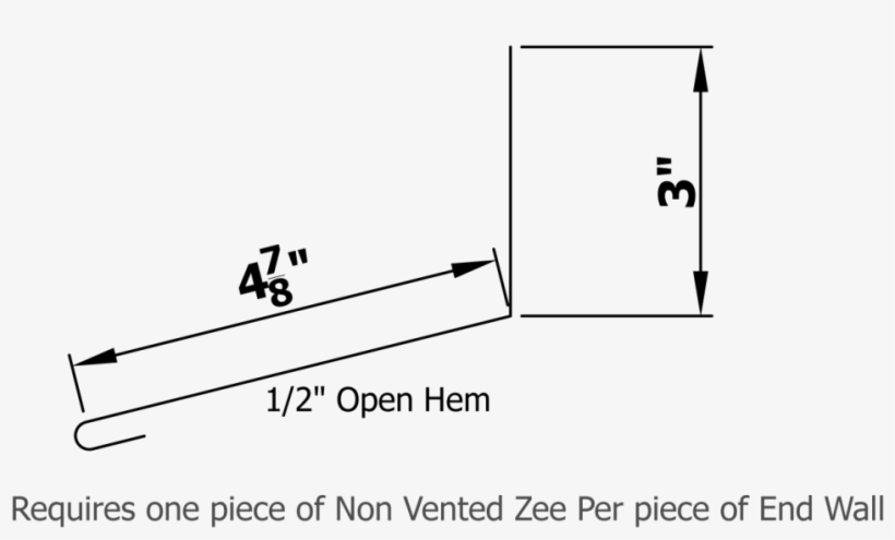 Cmp Series Nail Strip Dimensioned Trim Profiles Sheet - Diagram, transparent png download
