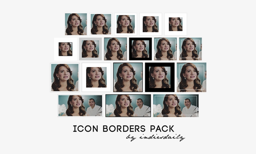 “so I Recently Re-did My Icon Styles & Since I'm Really - Icon Borders, transparent png download