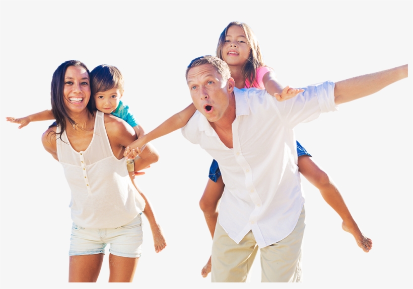Family Bonding In The Beach, transparent png download