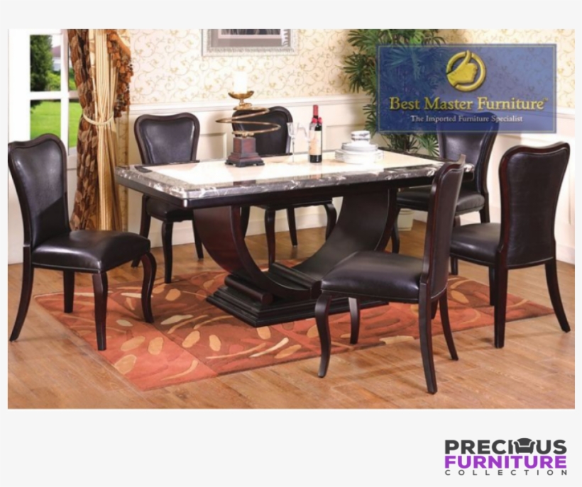 Italian Marble Top Dining Table, transparent png download