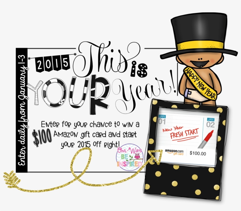 Start Off The New Year - Gift Card, transparent png download