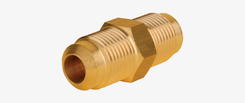 1/2 Inch Brass Male Flare Fitting Connector B704 - Flaring Connector, transparent png download