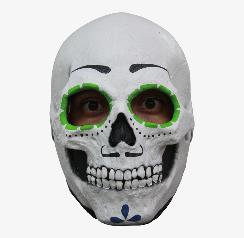 Catrin Skull Halloween Mask - Sugar Skull Mask, transparent png download
