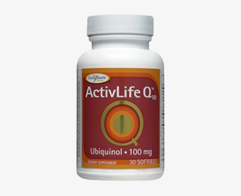 Enzymatic Therapy Activlife Q10 - Enzymatic Therapy Activlife Q10 Ubiquinol 100 Mg -, transparent png download