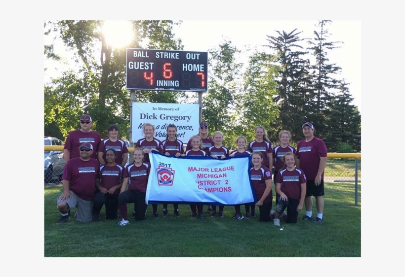 11-12 Softball District Champs, transparent png download
