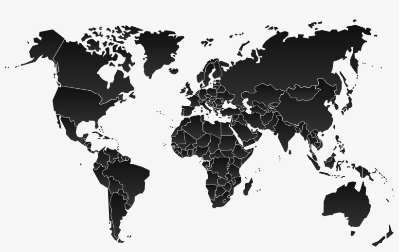 Image Description Download Presskit Book Debris - Simple World Map Svg, transparent png download
