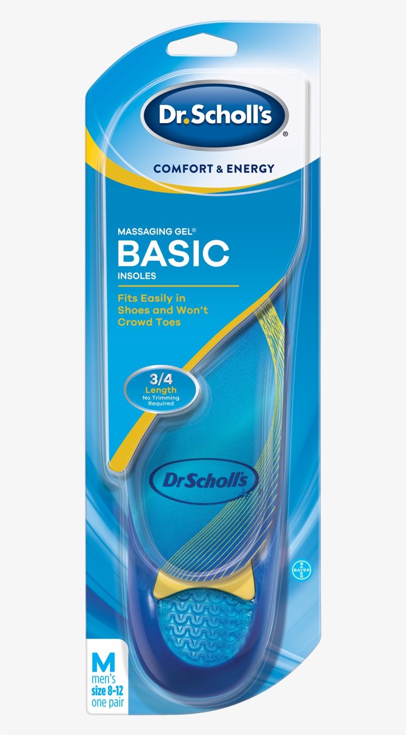 Front Of Dr - Dr Scholls Comfort & Energy Insoles, Ultra Thin,, transparent png download