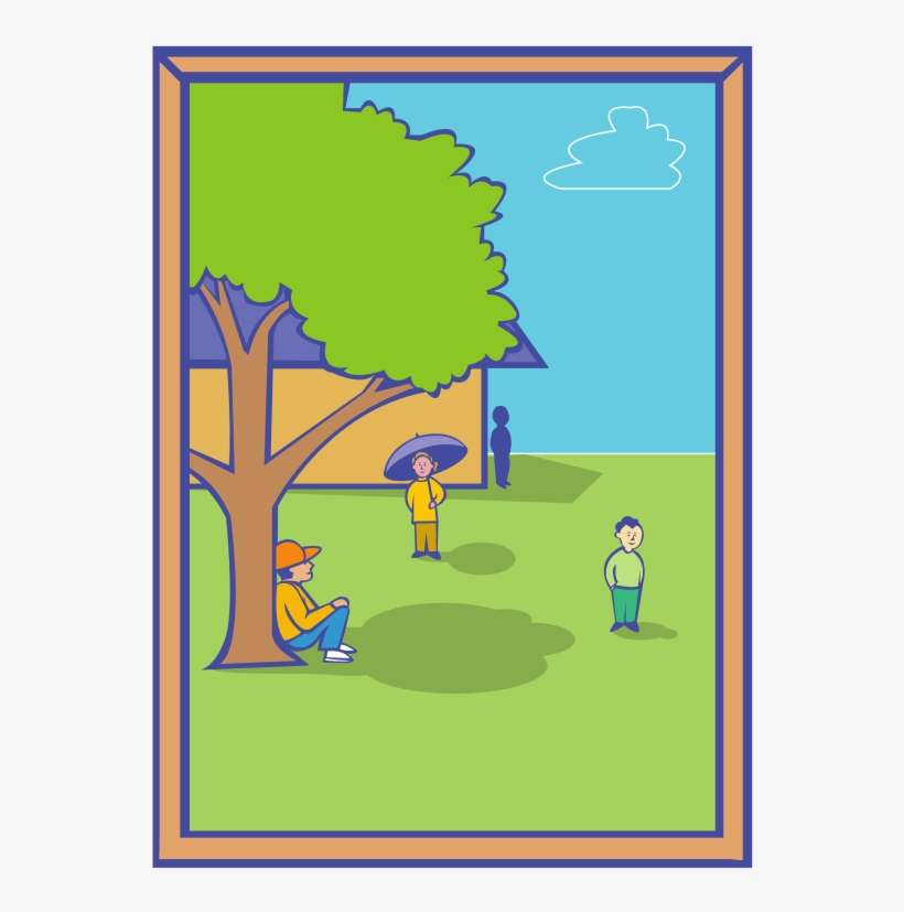 Epa Sunwise Clip Art Download - Draw A Park Scene, transparent png download