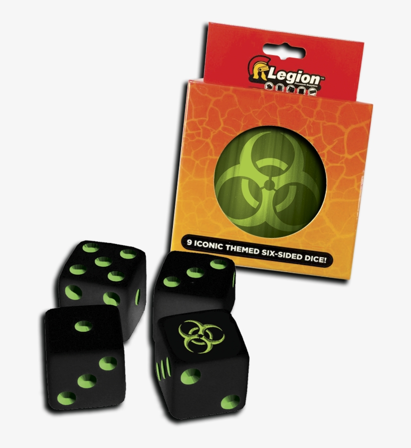 Iconic Bio D6 - Iconic Dice Tin: Tri-force (9) Tin - D6 Legion Supplies, transparent png download