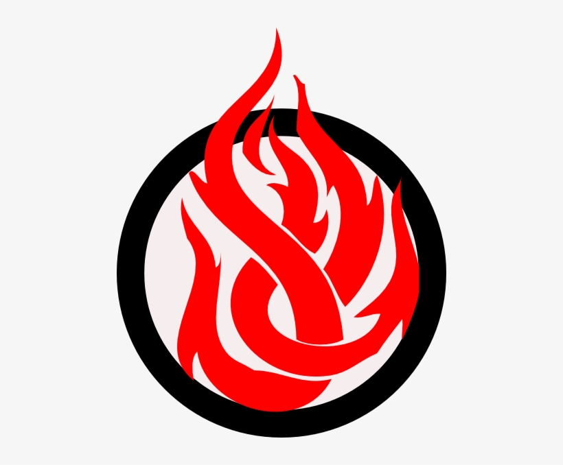 Flame Circle Clip Art - Flame Tattoo, transparent png download