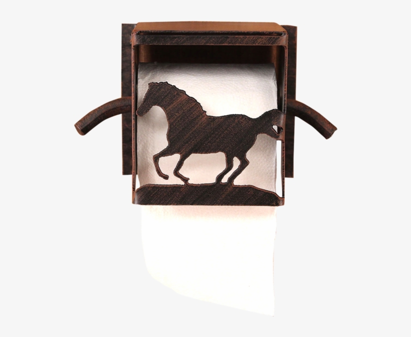 Iron Running Horse Toilet Paper Box - Black Forest Decor Cl15r19f Iron Running Horse Toilet, transparent png download