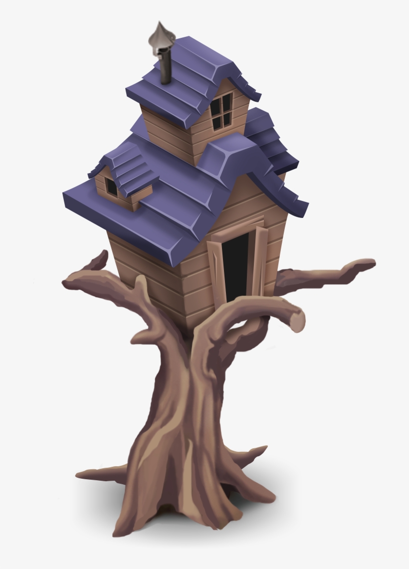 Haunted Birdhouse - Hay Day Halloween Decorations Png, transparent png download