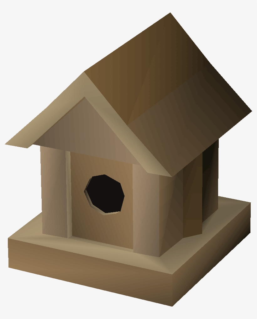 Oak Bird House Detail - Birdhouse, transparent png download