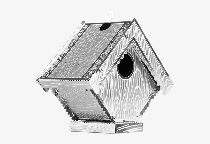 Metal Earth Bird House - Fascinations Metal Earth Birdhouse 3 D Metal Model, transparent png download