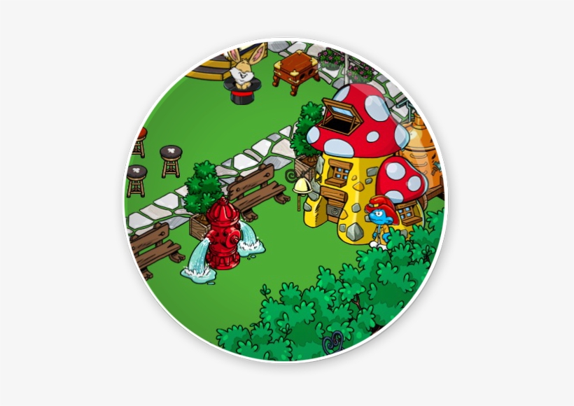 The Smurfy Gyrocopter Is One Of The Greatest Additions - Circle, transparent png download