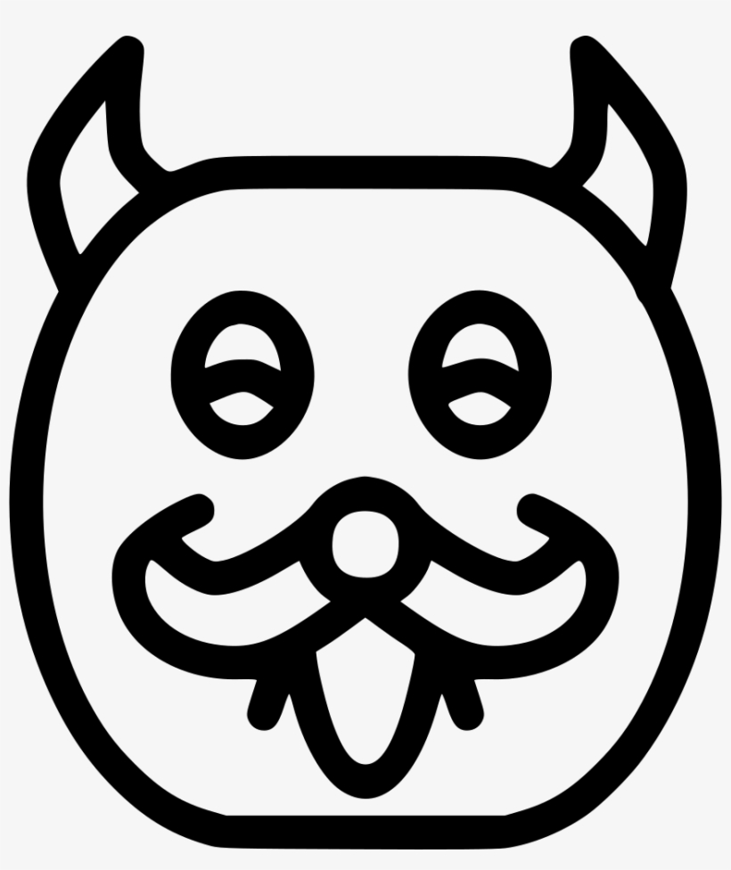 Mask Scary Monster Spooky - Rubber Stamping, transparent png download