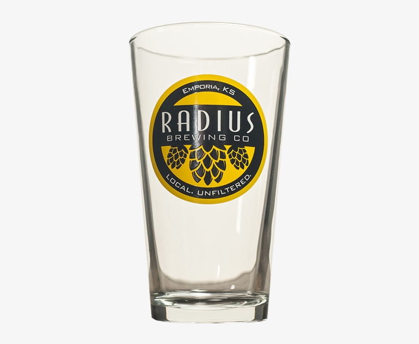 Radius Pint Glass - Pint Glass, transparent png download