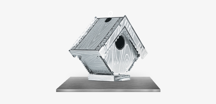 Picture Of Bird House - Fascinations Metal Earth Birdhouse 3 D Metal Model, transparent png download