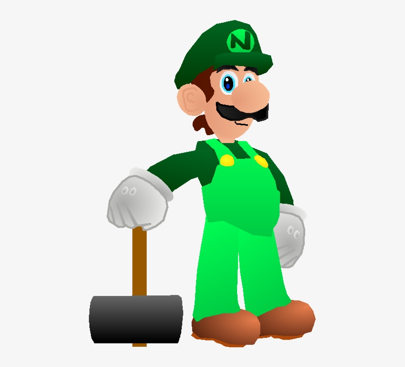 Vector Naluigi Hammer Artwork - Vector Graphics, transparent png download