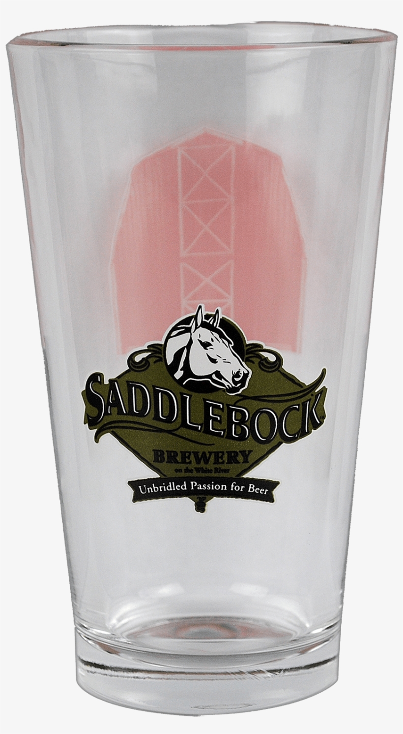 Saddlebock Pint Glass - Saddlebock Brewery, transparent png download