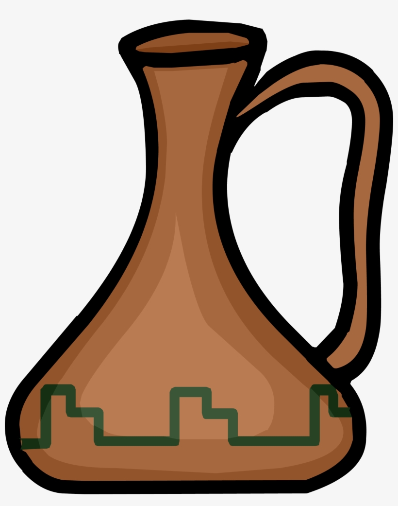 Terracotta Pitcher - Png - Club Penguin Vase, transparent png download