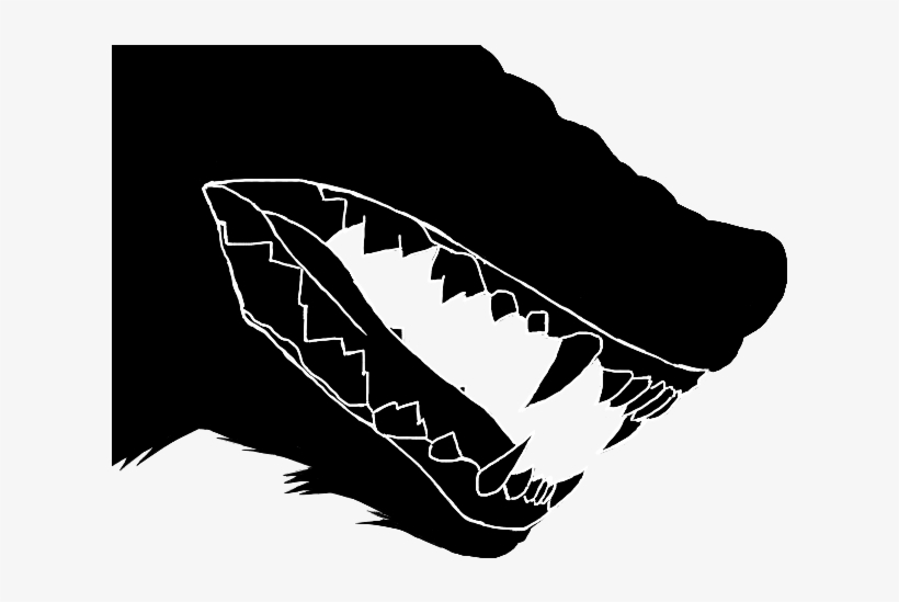 Wolf Sticker - Jaws, transparent png download