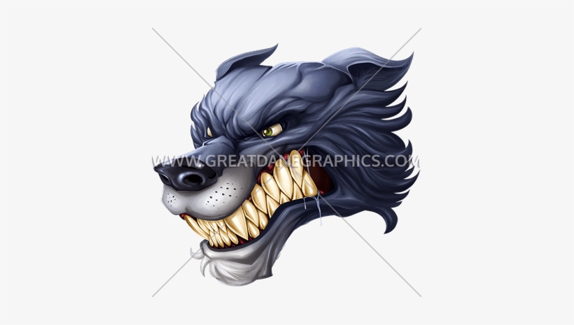 Wolf Stare - Transparent Art Blue Wolf Png, transparent png download