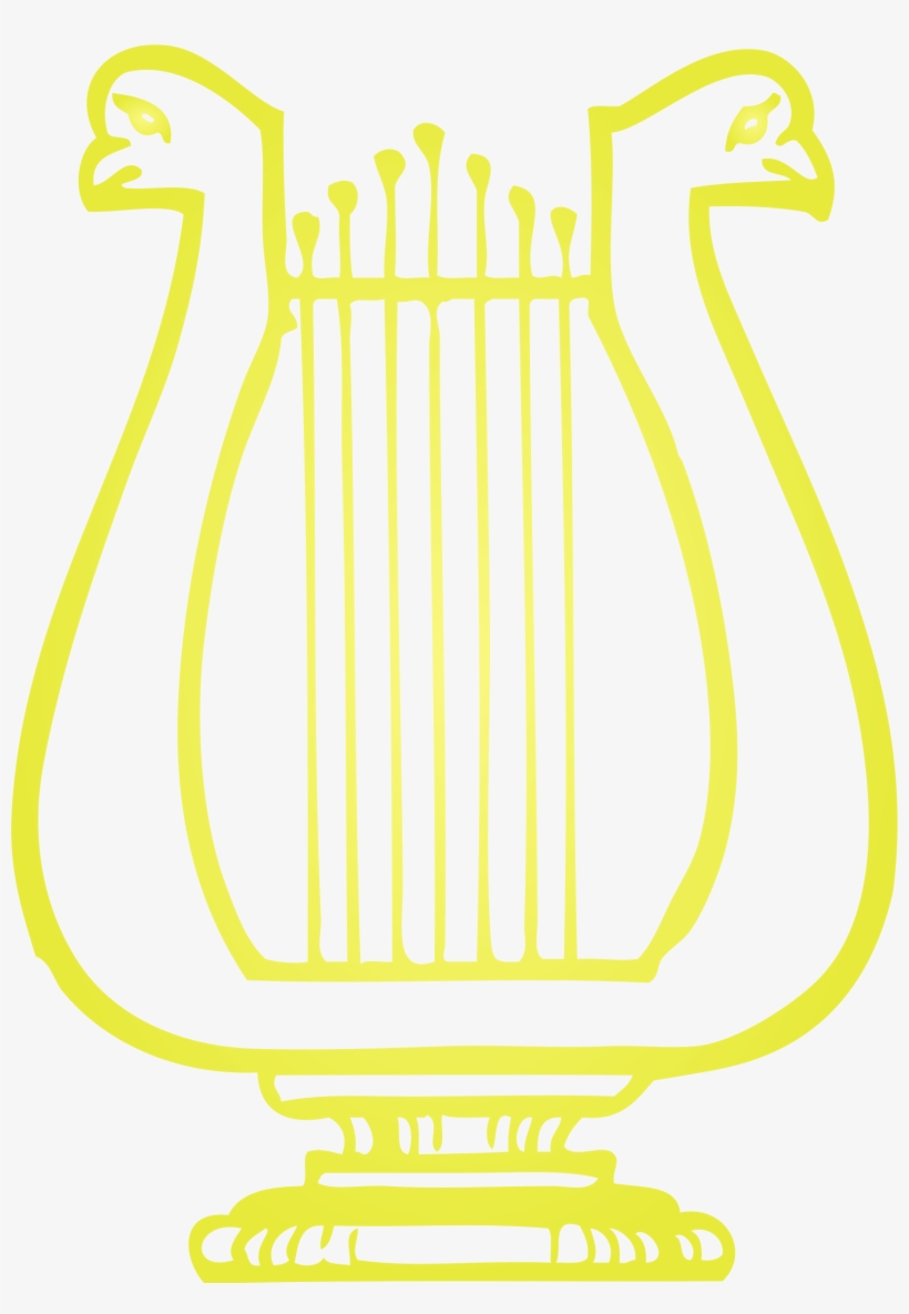This Free Icons Png Design Of Golden Lyre, transparent png download