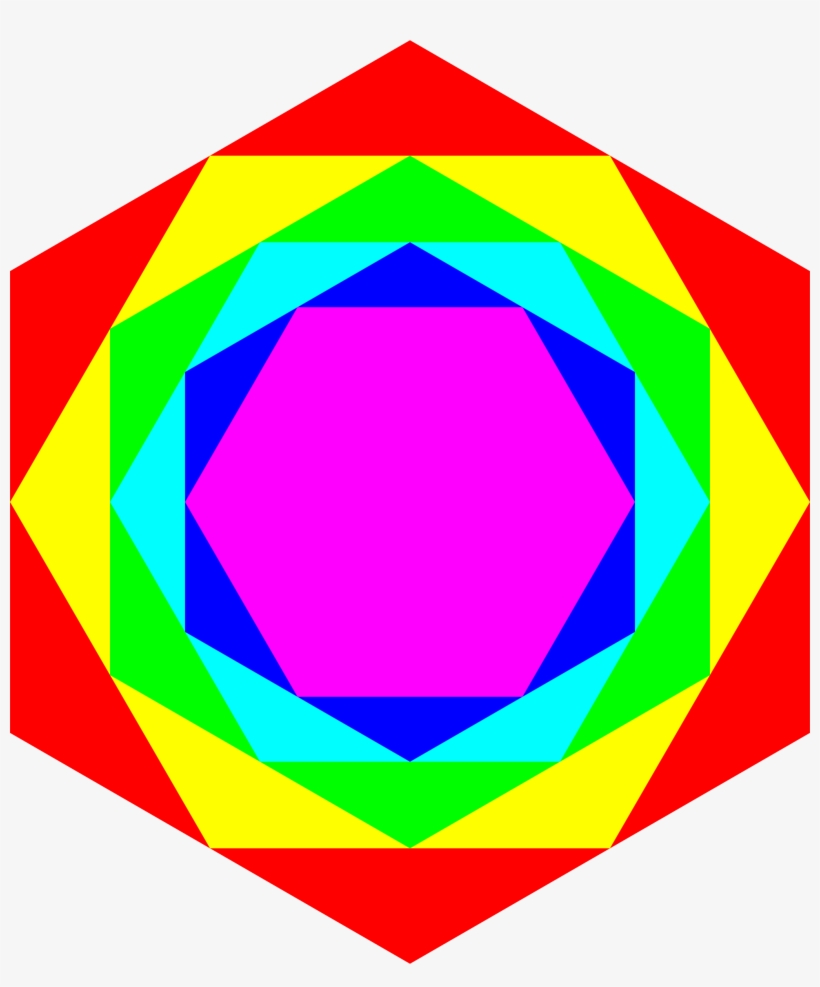 This Free Icons Png Design Of Colorful Hexagons 2 18, transparent png download