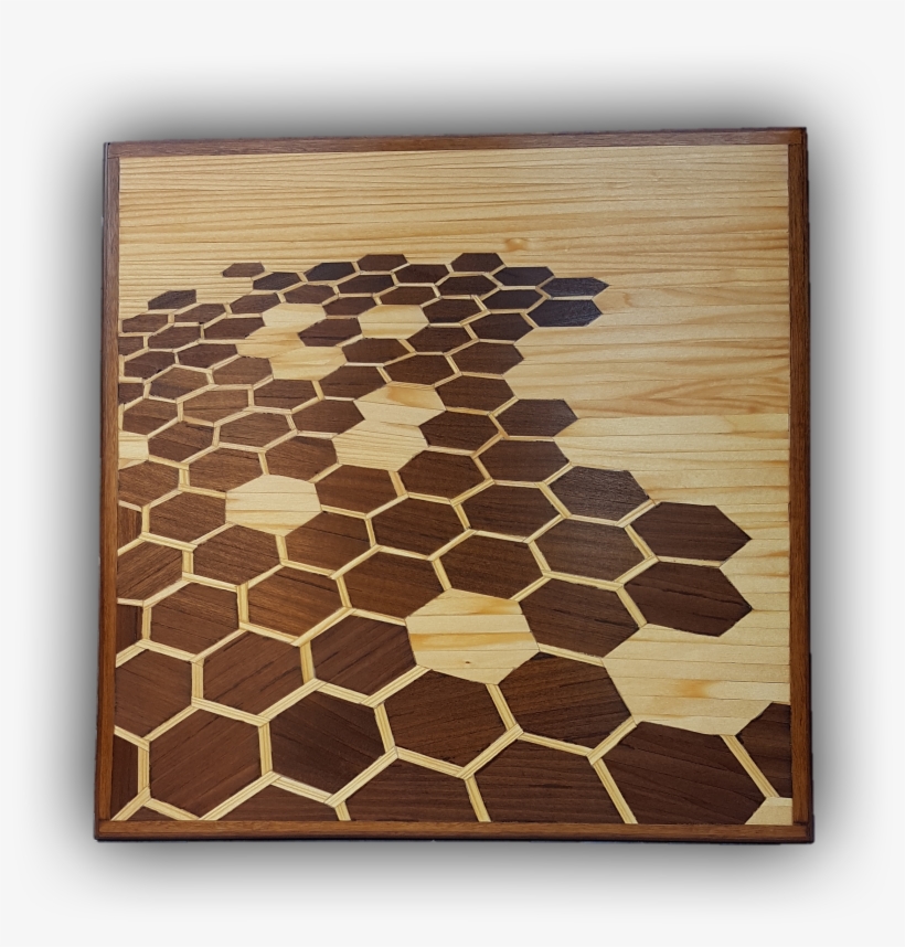 057 Plan Of Hexagons - Graphic Design, transparent png download