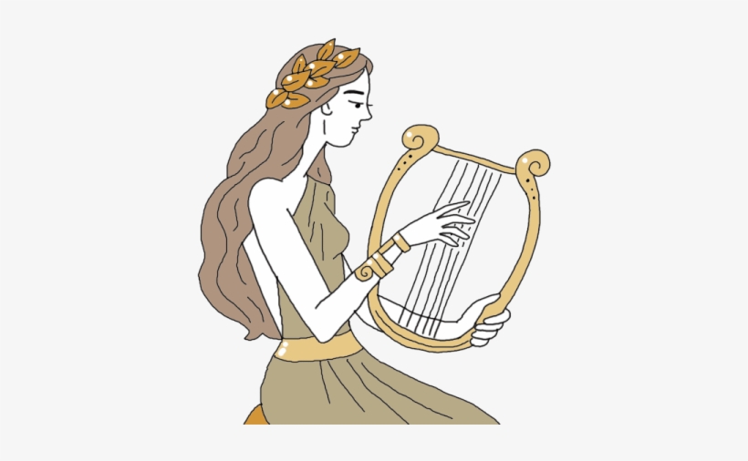 Lyre - Cartoon, transparent png download