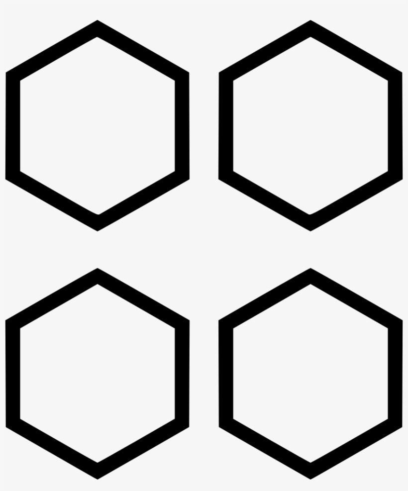 Four Hexagons Comments - Portable Network Graphics, transparent png download