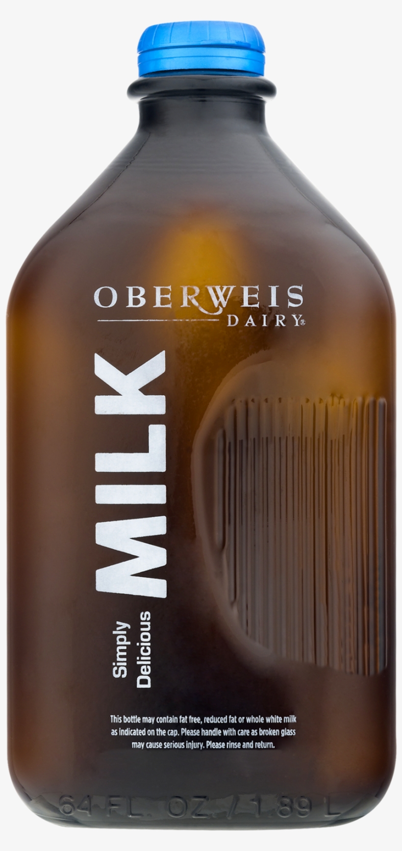 Oberweis Reduced Fat Milk - 12 Fl Oz Bottle, transparent png download