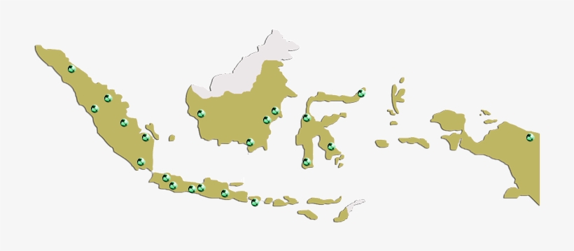 We Cover Almost All Major Cities And Areas Across The - Indonesia Map, transparent png download