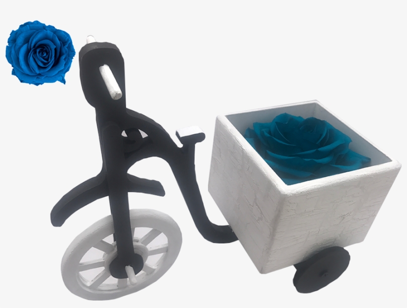 Bici Cajonblanco Rosa Celeste Obscuro, transparent png download
