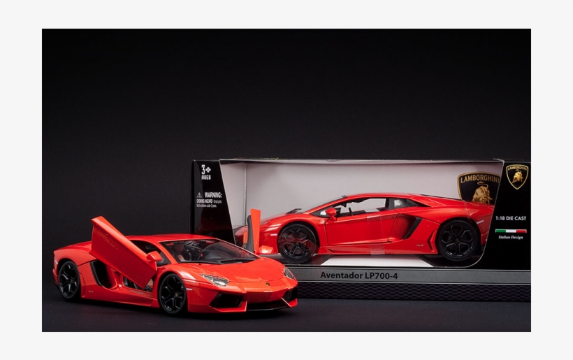 Bburago - Scale 1/24 Lamborghini Aventador Lp700-4, transparent png download