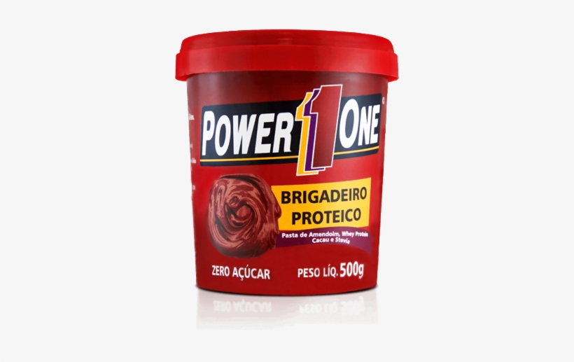 Brigadeiro - - Pasta De Amendoim 500g Brigadeiro Protéico - Power, transparent png download