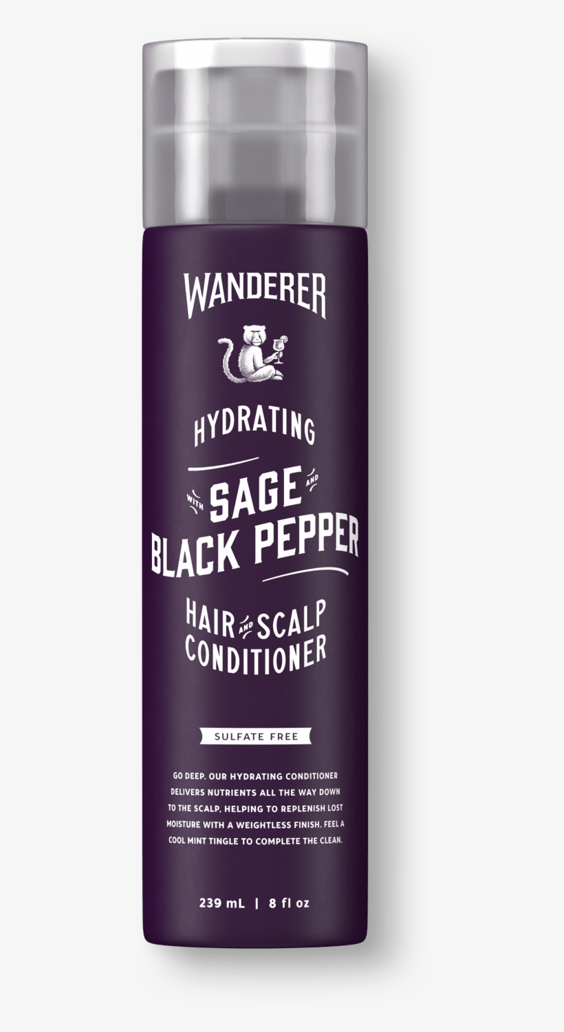 Hydrating Hair And Scalp Conditioner - Sage Black Pepper Shampoo, transparent png download