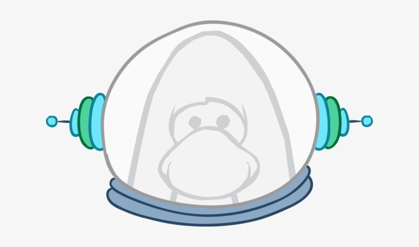 Clothing Icons 1869 - Club Penguin Space Helmet, transparent png download