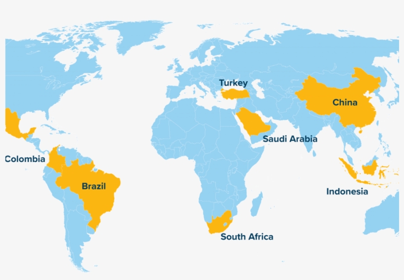 Gihe Where We Work Map - El Dorado Sim Cards, transparent png download