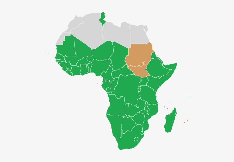 Launching Carmma - Africa Map Ppt, transparent png download