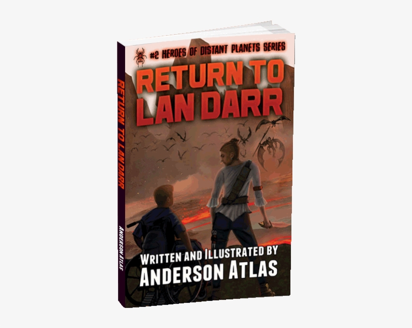 3d Book Return To Lan Dar Lava - Return To Lan Darr (heroes Of Distant Planets), transparent png download